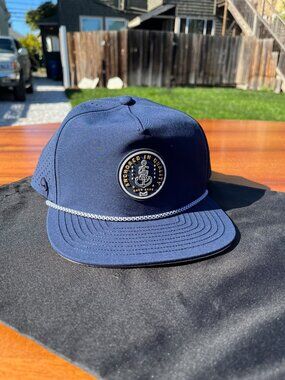 NWT Melin Coronado Hydro Snapback Hat Navy Blue